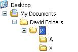 A and X folders